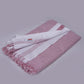 COLOUR MINICHECK COTTON - CBT-24 BATH TOWEL - 30X60 - LIGHT PINK