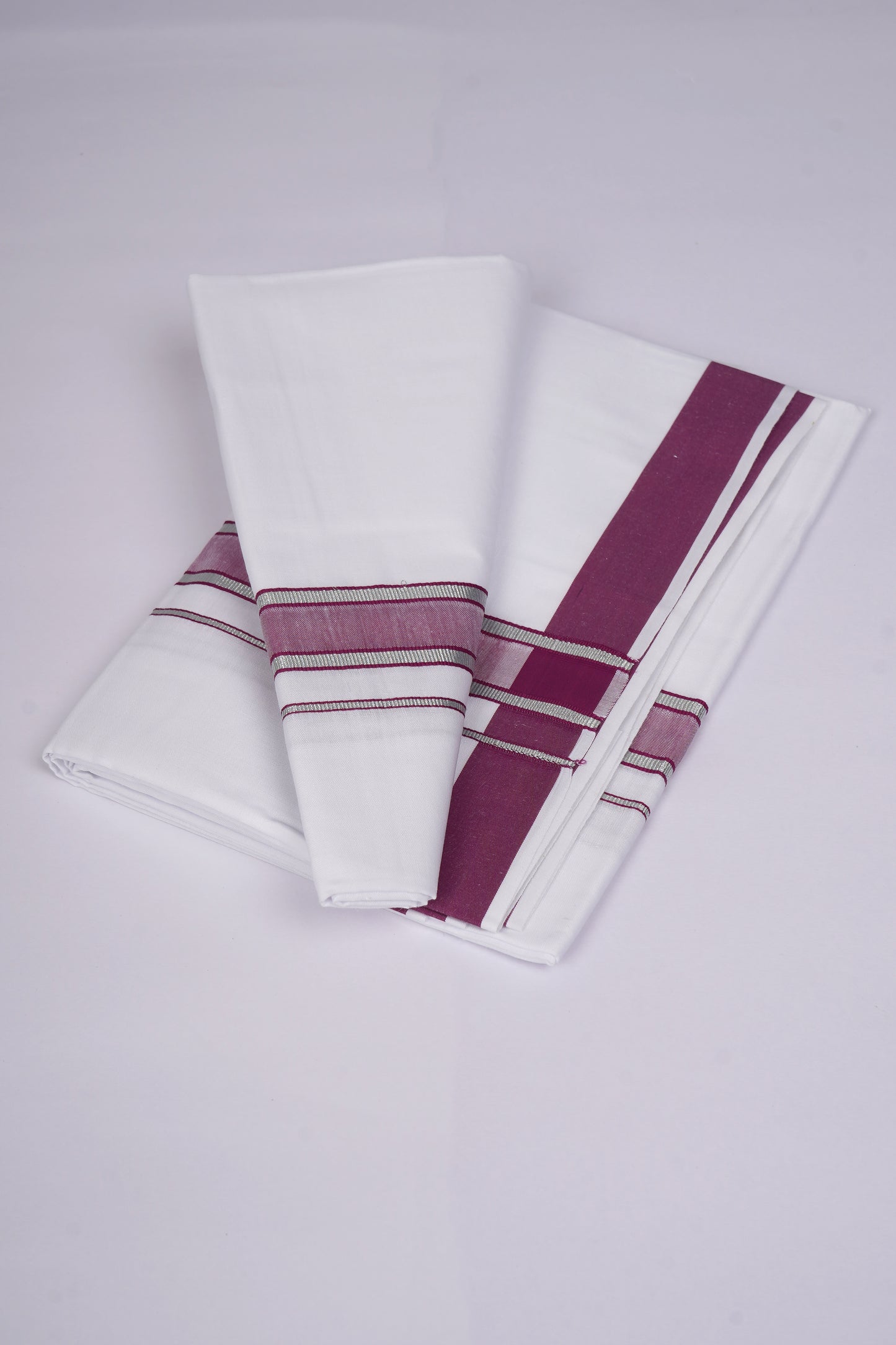 FS-105 W/S DHOTI  2.00 MTR - Dark Violet