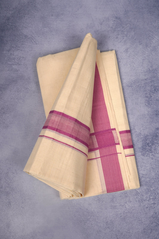 FCD-471C C/D DHOTI  3.80 MTR-Light Pink