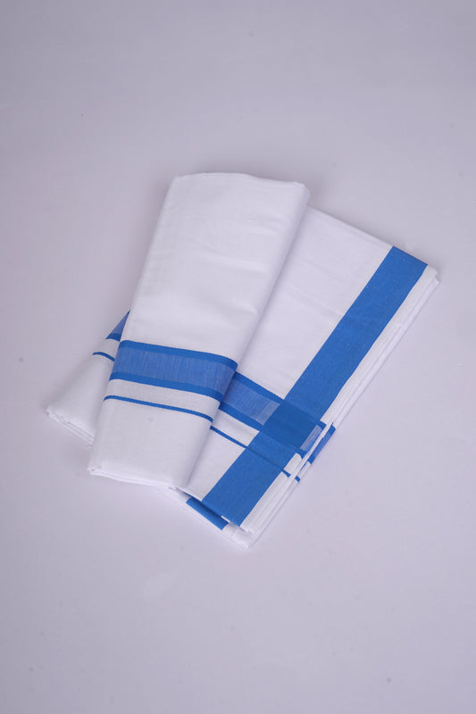 FS-119 W/S DHOTI  1.90 MTR - Blue