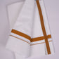 HD-29 WHITE DOUBLE DHOTI  4.00 MTR - Brown