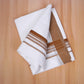 FCD-586 W/D DHOTI 3.80 MTR - Brown