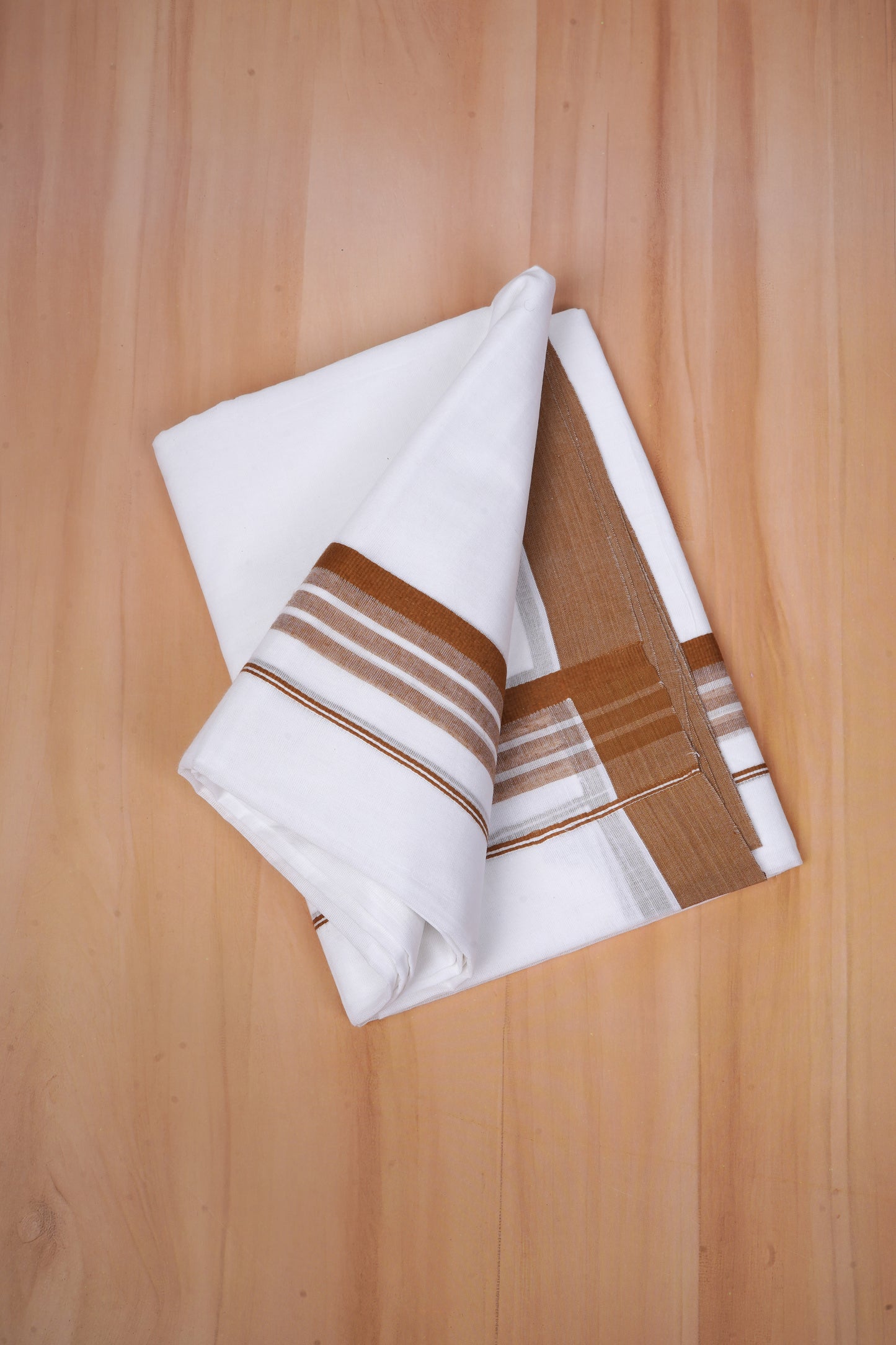 FCD-586 W/D DHOTI 3.80 MTR - Brown