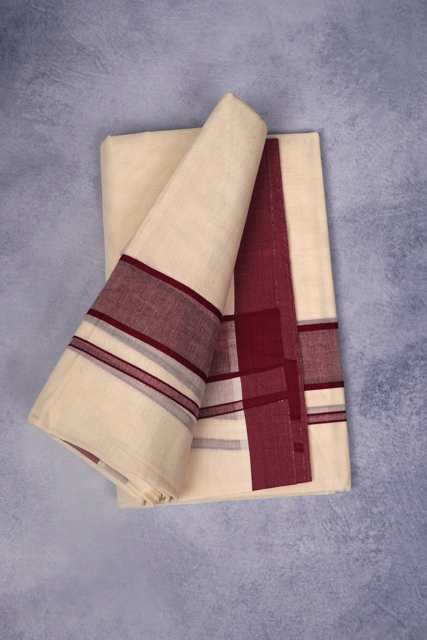FCD-74C C/D DHOTI 4.00 MTR-Dark Maroon