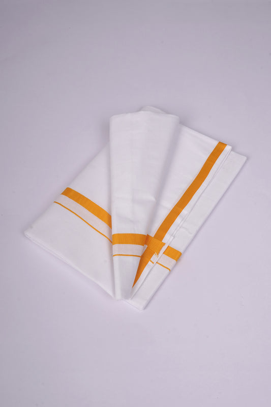 HS-05 W/S DHOTI  2.00 MTR - Yellow
