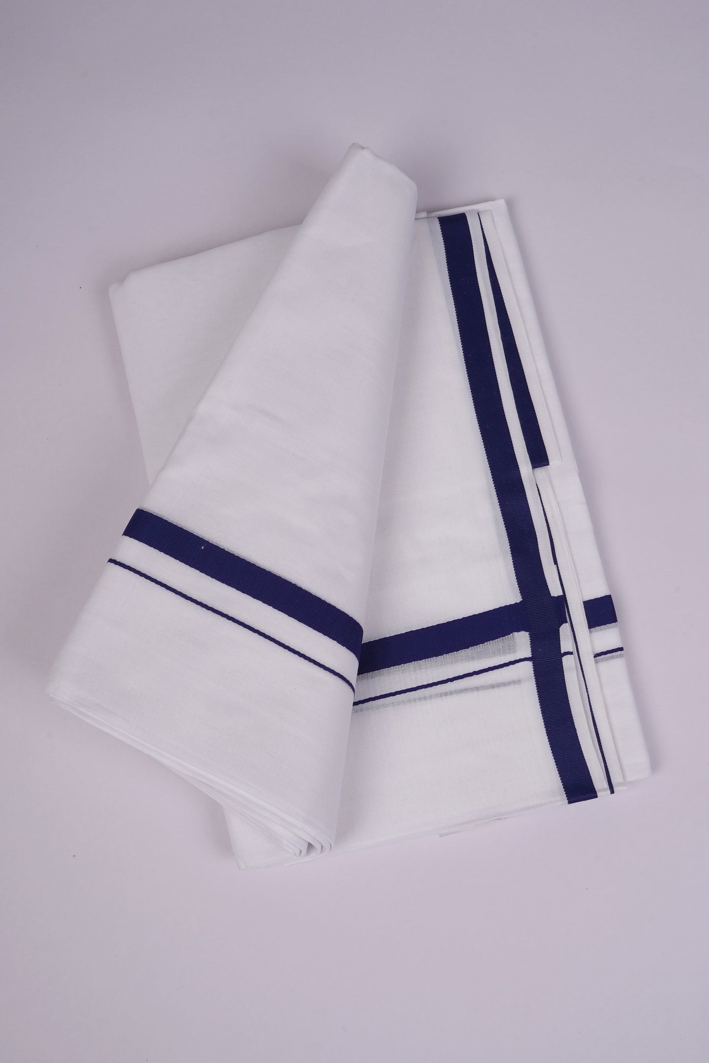 HD-27 W/D DHOTI  3.80 MTR-Dark Blue