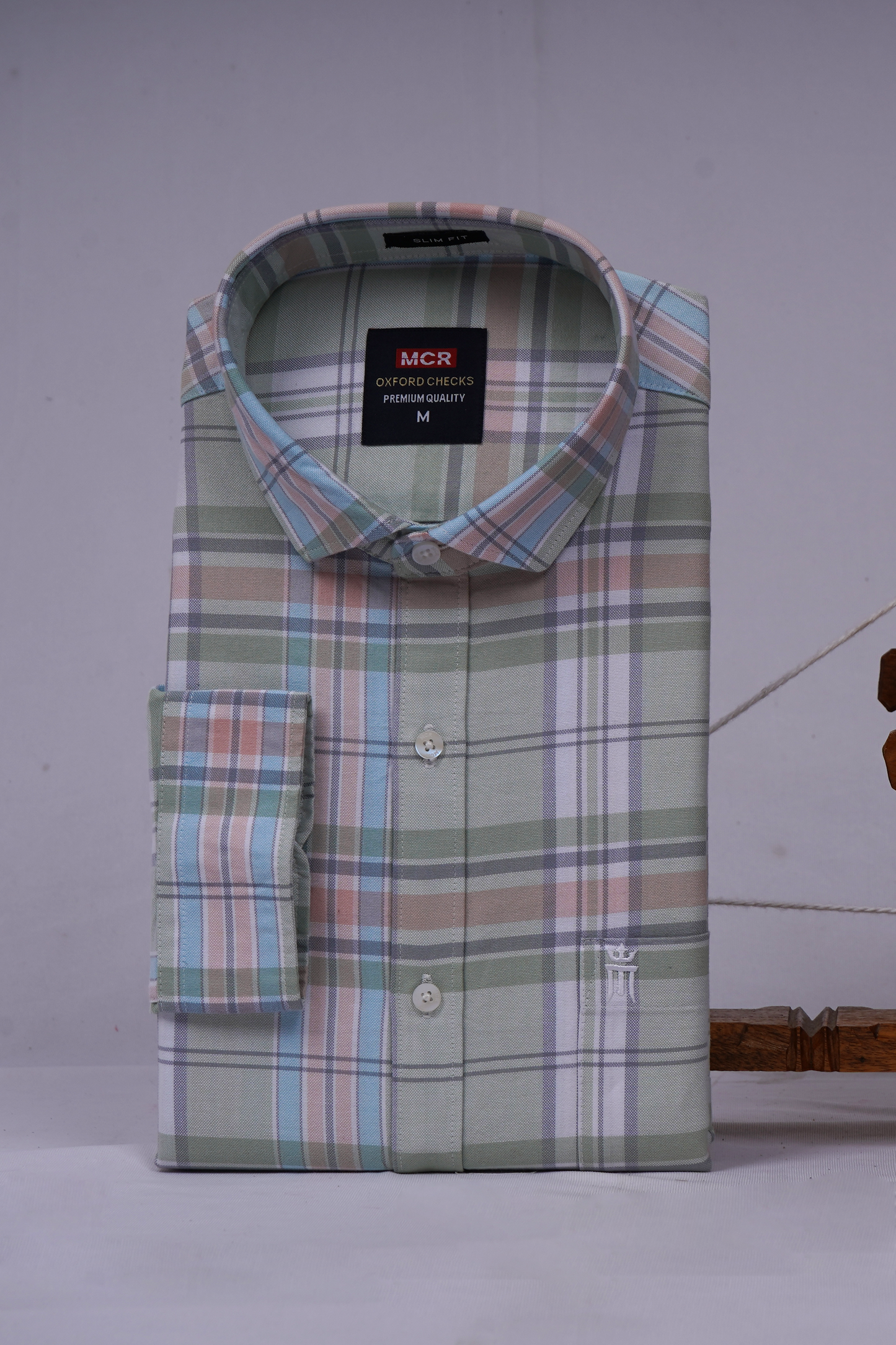 MCR OXFORD 89003 Full Sleeve Formal Color Shirt For Men