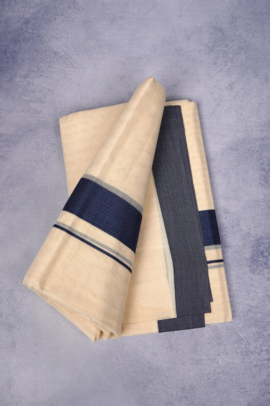 FCD-76C C/D DHOTI  4.00 MTR-Blue