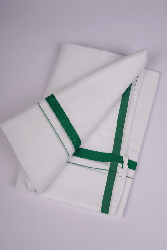 HD-17 W/D DHOTI  3.80 MTR-Green