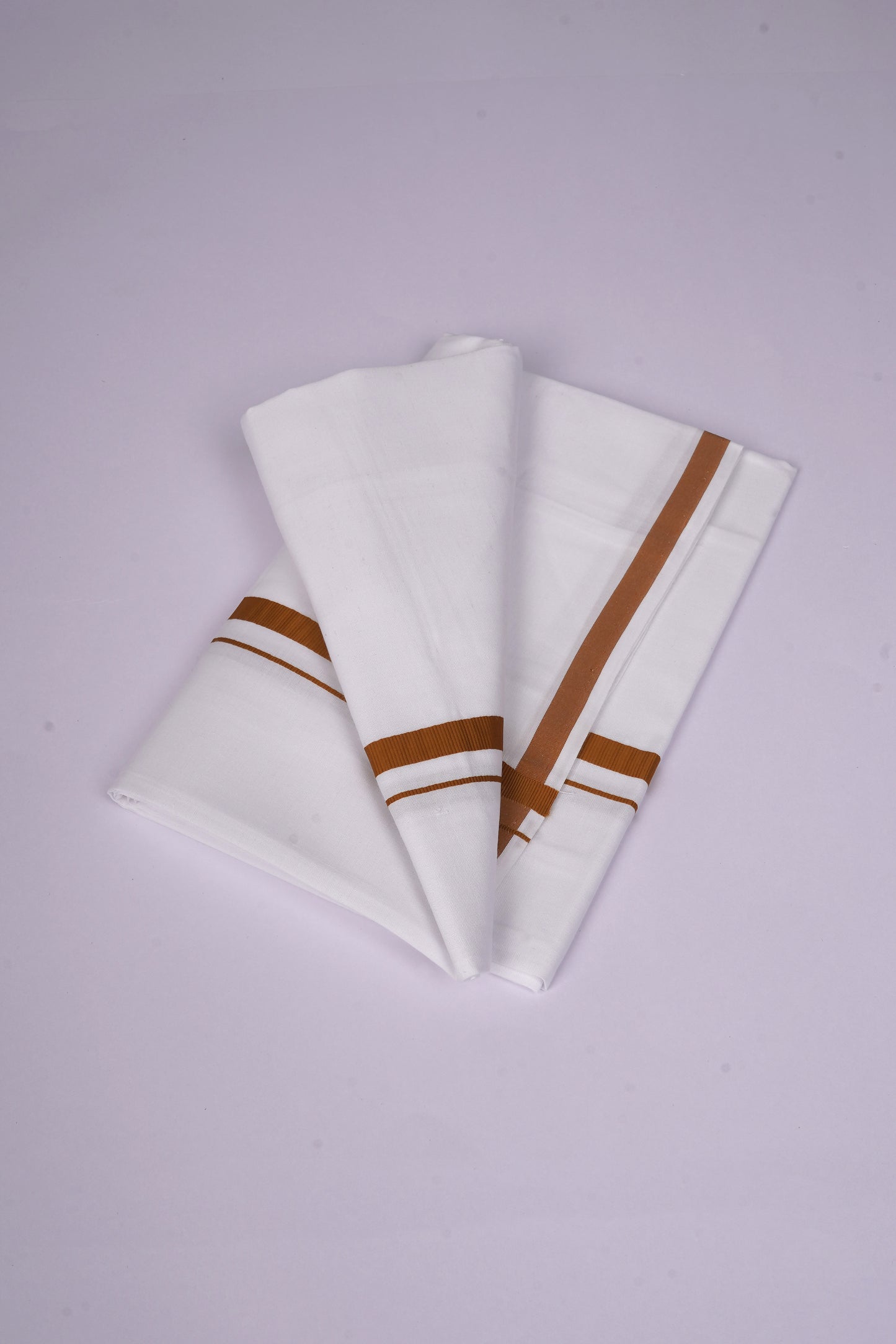 HS-17 STITCH W/S DHOTI  2.00 MTR - Brown
