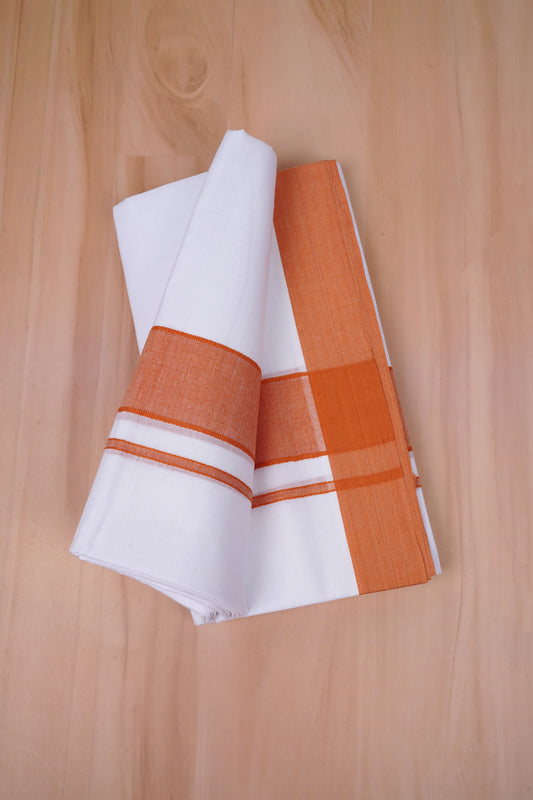 FCD-04 W/D DHOTI 4.00 MTR- Orange