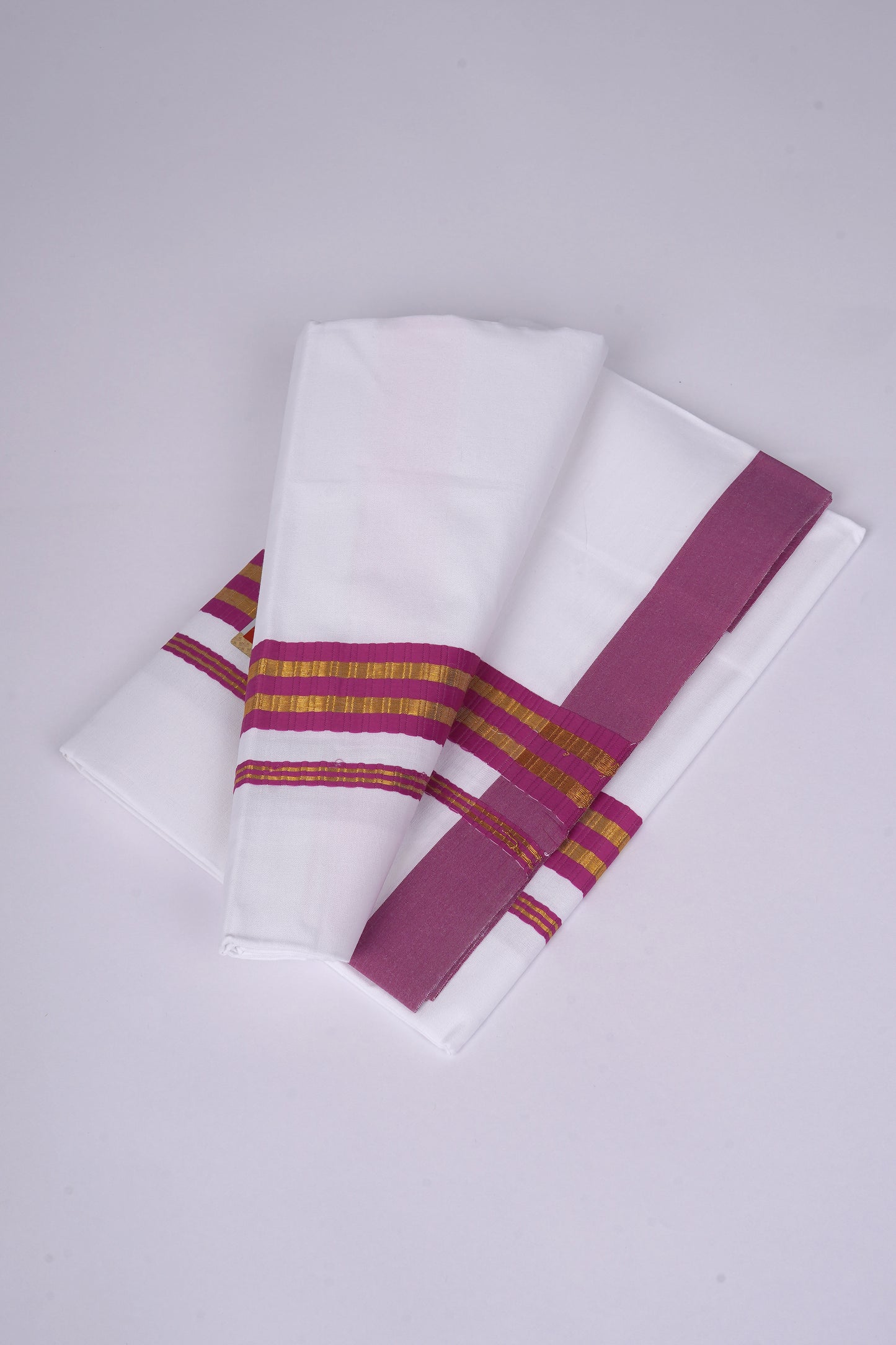 FS-100 W/S DHOTI  2.00 MTR - Dark Violet
