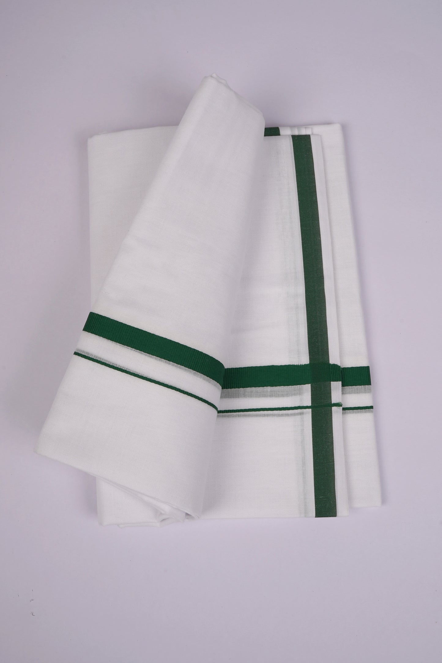 HD-32 W/D DHOTI  3.70 MTR-Dark Green
