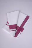 FS-136 W/S DHOTI  2.00 MTR - Dark Pink