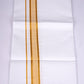 FS-106 W/S DHOTI 2.00 MTR - LIGHT YELLOW