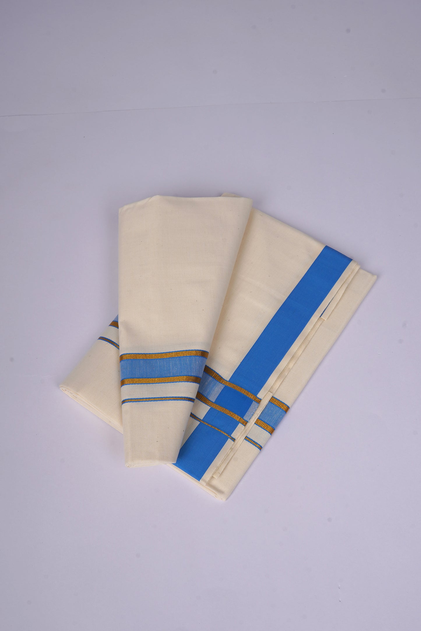 FS-133C C/S DHOTI  2.00 MTR - Blue