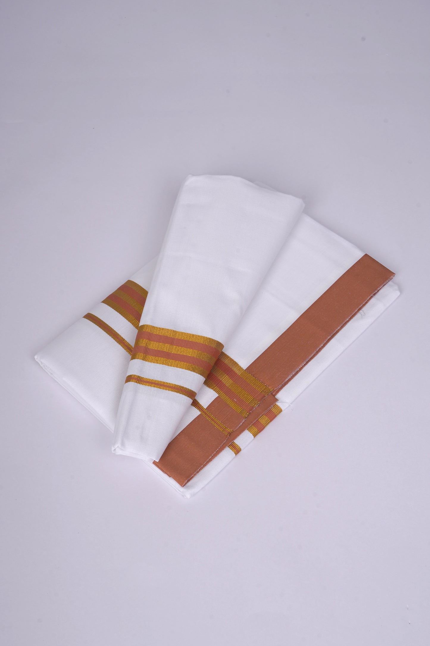 FS-107 W/S DHOTI 2.00 MTR - GOLD BROWN