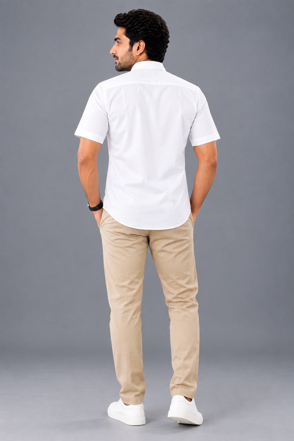 Berty Formal White Shirt