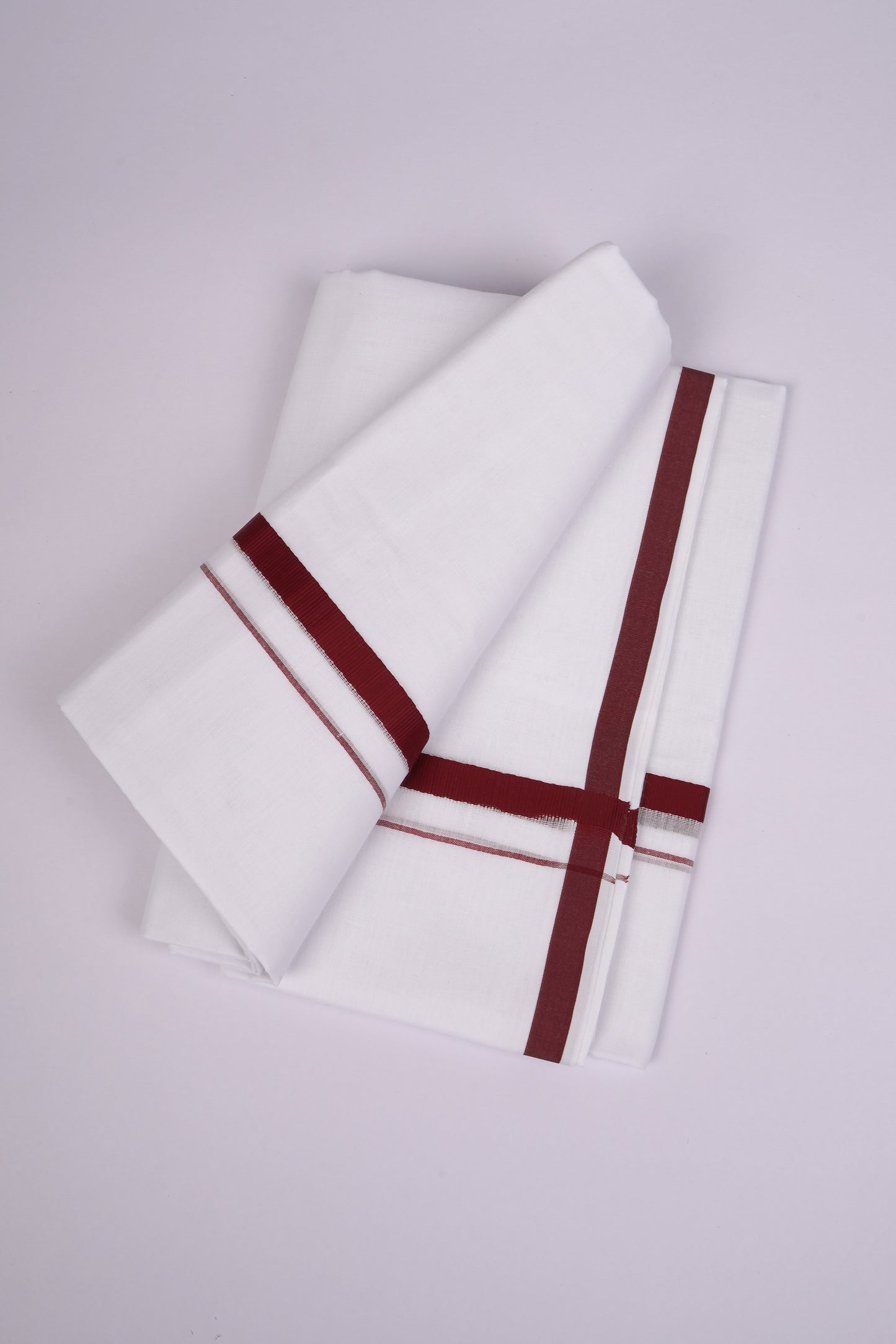 HD-17 W/D DHOTI  3.80 MTR-Maroon