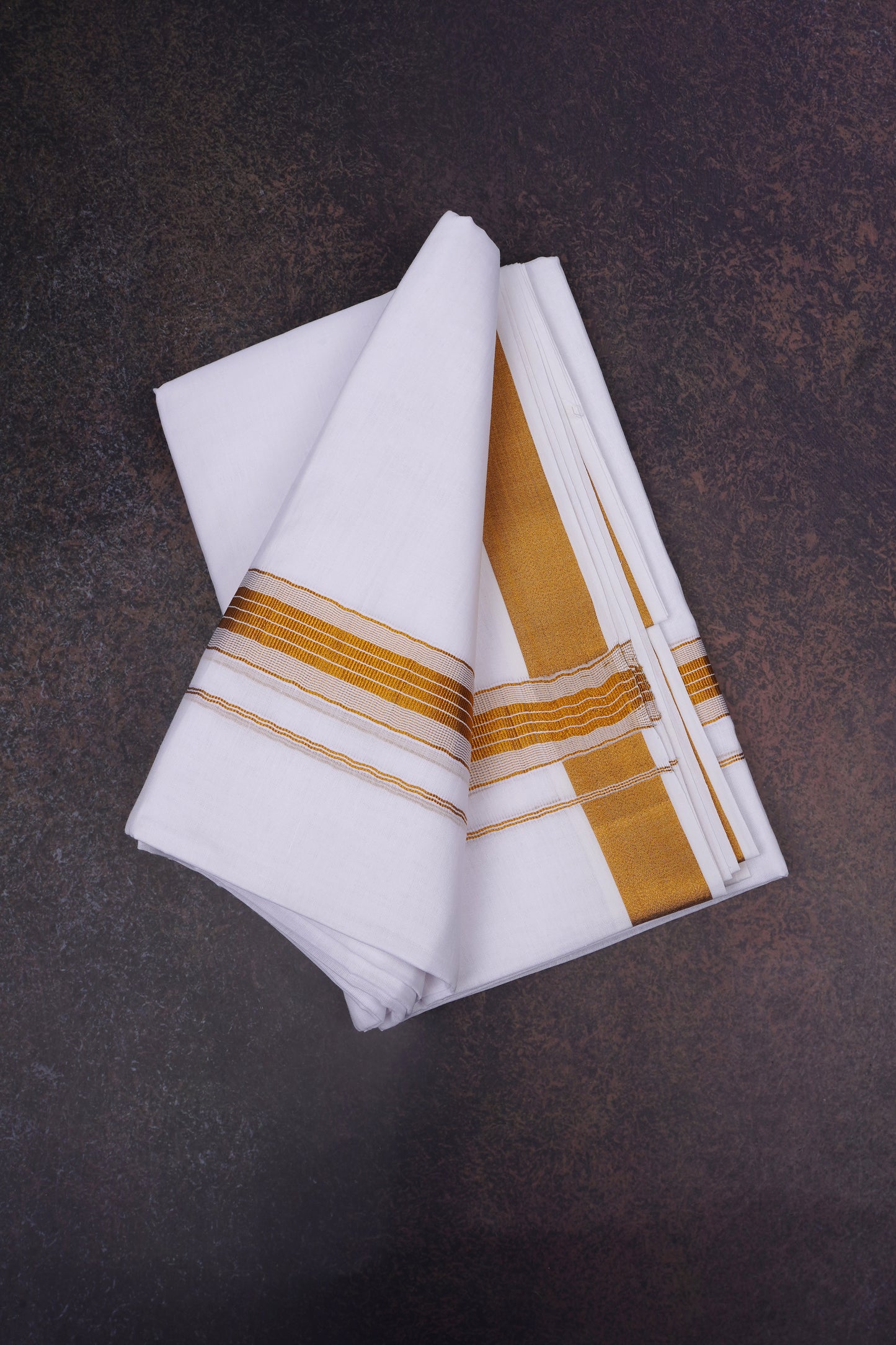 ZENITH GOLD 4 W/D DHOTI 4.00 MTR- Gold