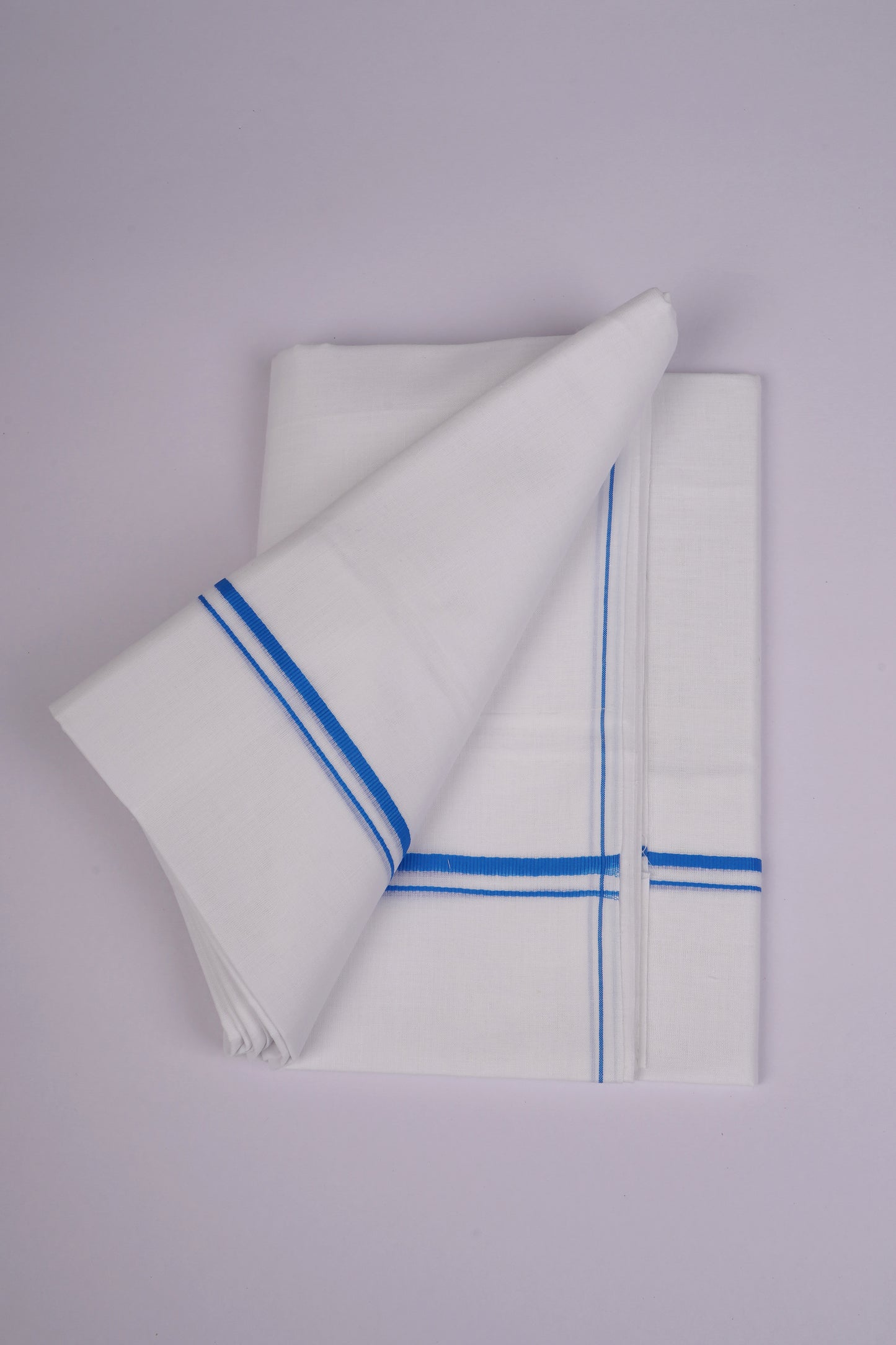 SD-12 W/D DHOTI  3.70 MTR-Blue