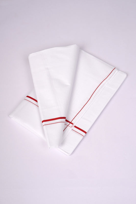 SS-23 W/S DHOTI  1.90 MTR - red