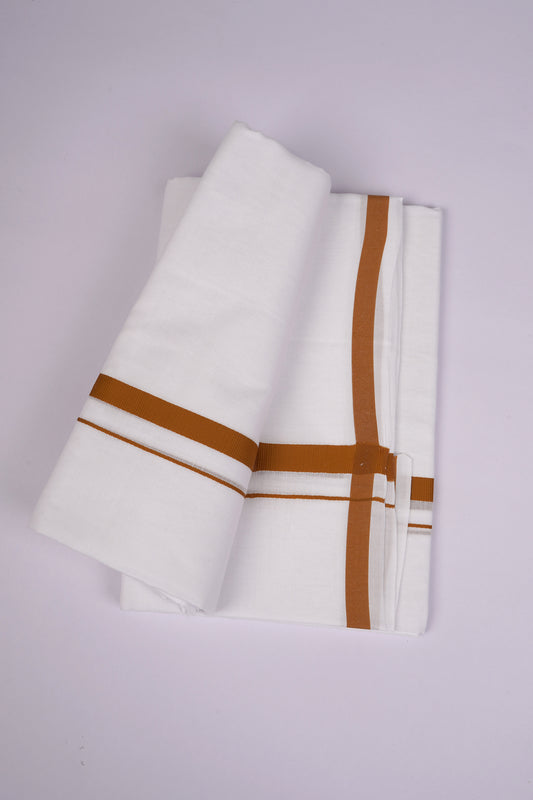 HD-32 W/D DHOTI  3.70 MTR-Brown