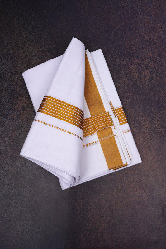 ZENITH GOLD 2 W/D DHOTI 4.00 MTR- GOLD
