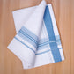 FCD-571 W/D DHOTI 3.80 MTR - Sky Blue