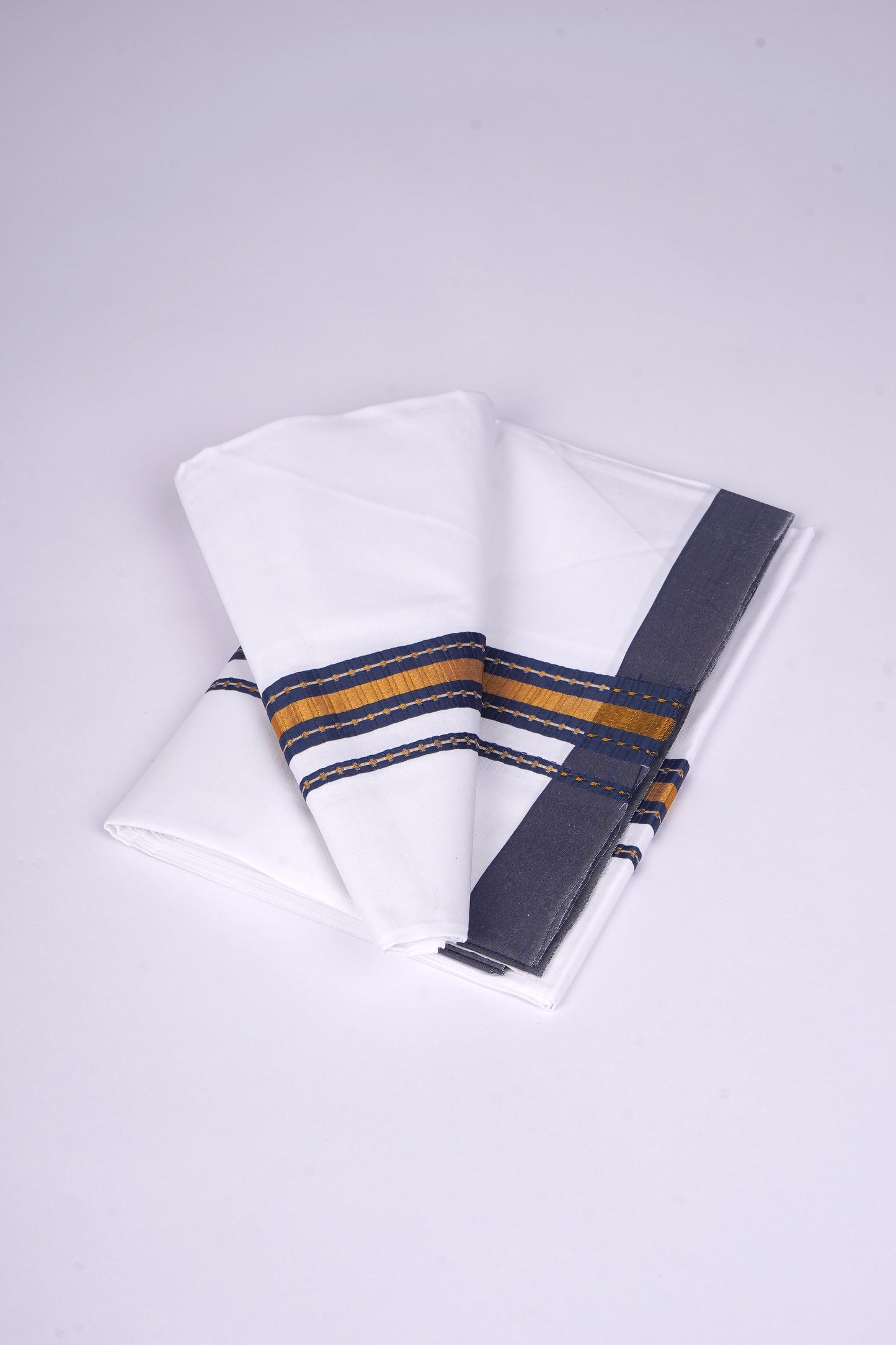 FS-108 W/S DHOTI  2.00 MTR - Navy Blue