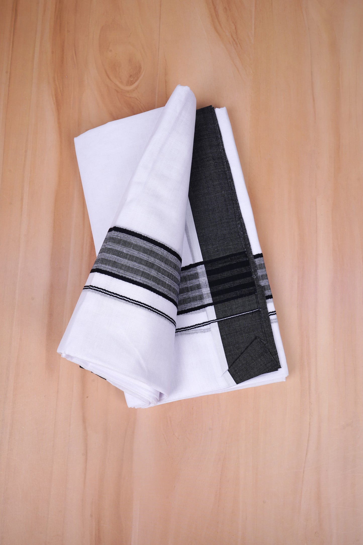 FCD-488 W/D DHOTI 3.80 MTR- Black
