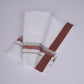 FS-124 W/S DHOTI  1.90 MTR - Silver Dark Brown