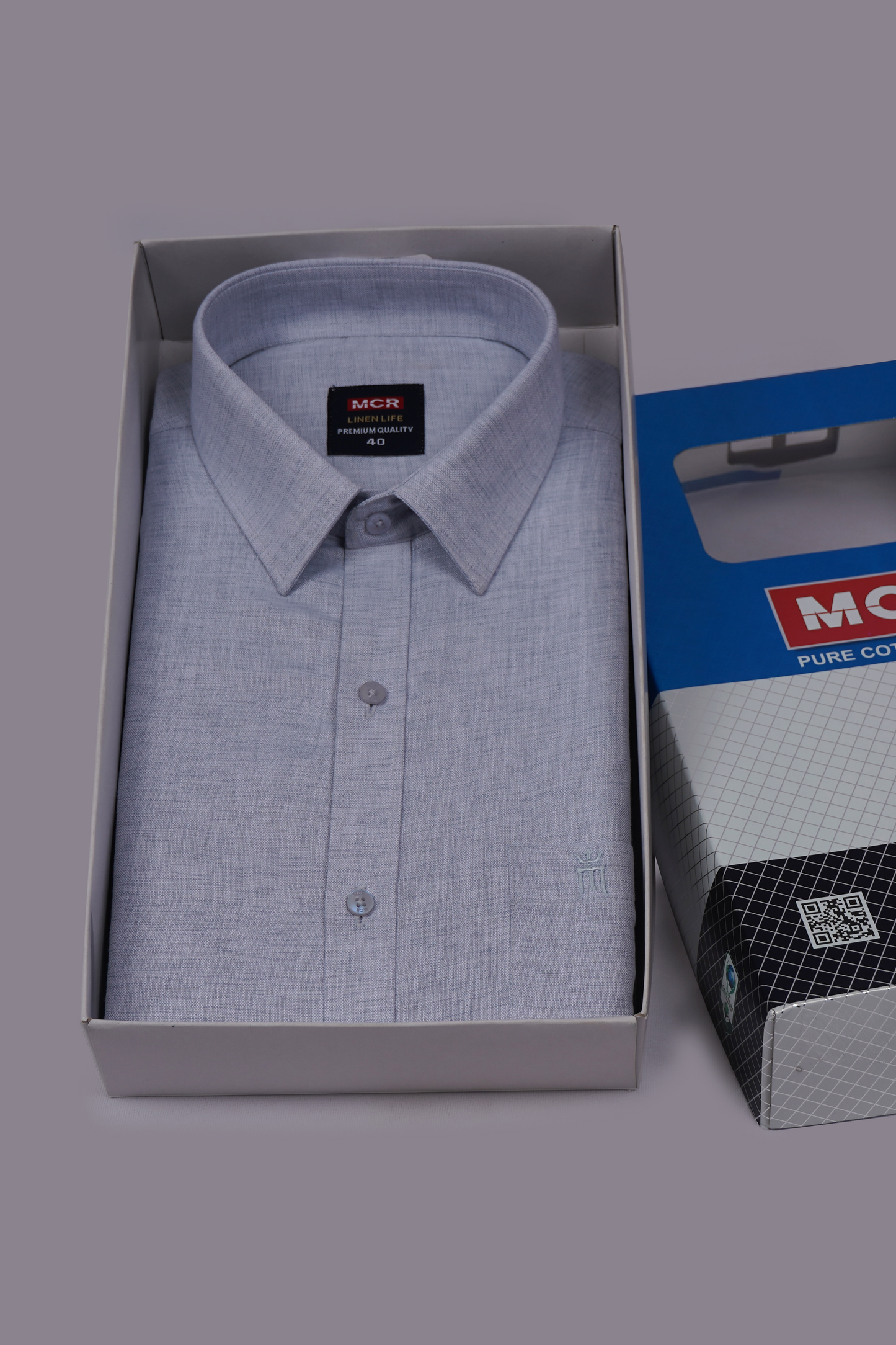 MCR LINEN LIFE 93103 Half Sleeve Formal Color Shirt For Men