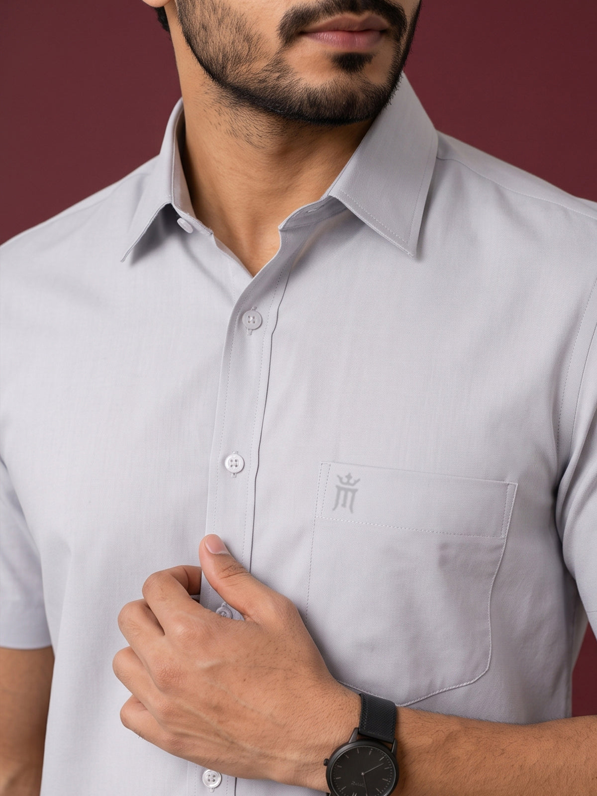 Bamboo Breeze Formal Color Shirt For Men - 94003