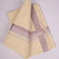 RGD-01C CREAM DOUBLE DHOTI  4.00 MTR