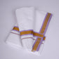 FS-103 W/S DHOTI 2.00 MTR - GOLD LIGHT VIOLET