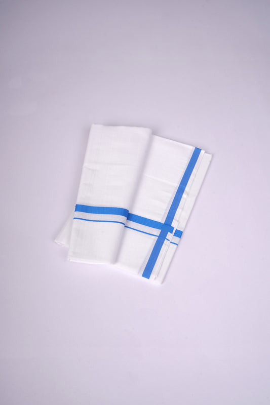 HS-19 W/S DHOTI  1.90 MTR - Blue