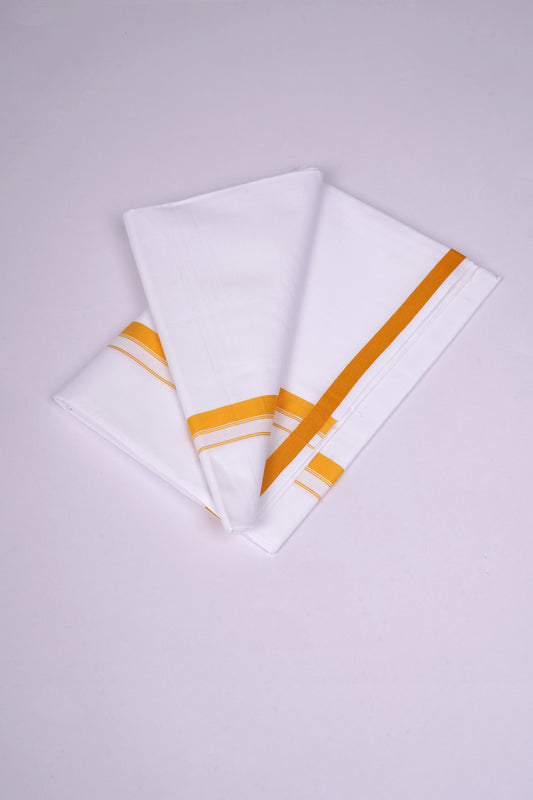 HS-20 W/S DHOTI  2.00 MTR - Yellow