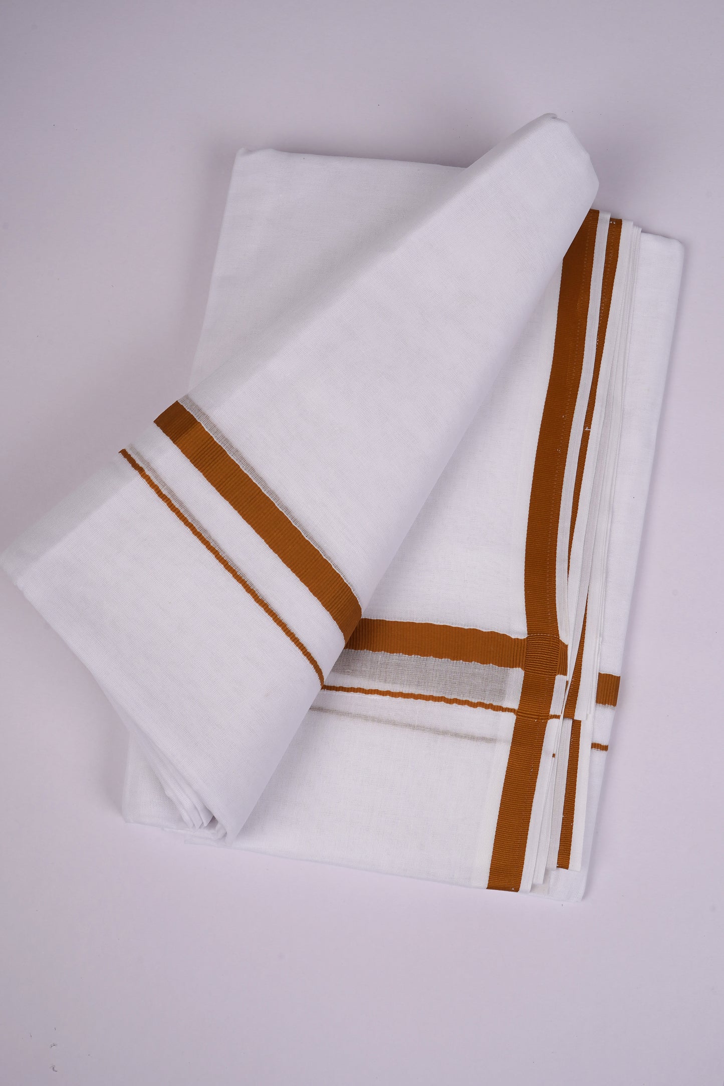 HD-24 W/D DHOTI  3.80 MTR-Brown