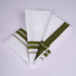 FS-125 W/S DHOTI  1.90 MTR - Dark Green