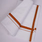 HD-25 W/D DHOTI  3.80 MTR-Orange