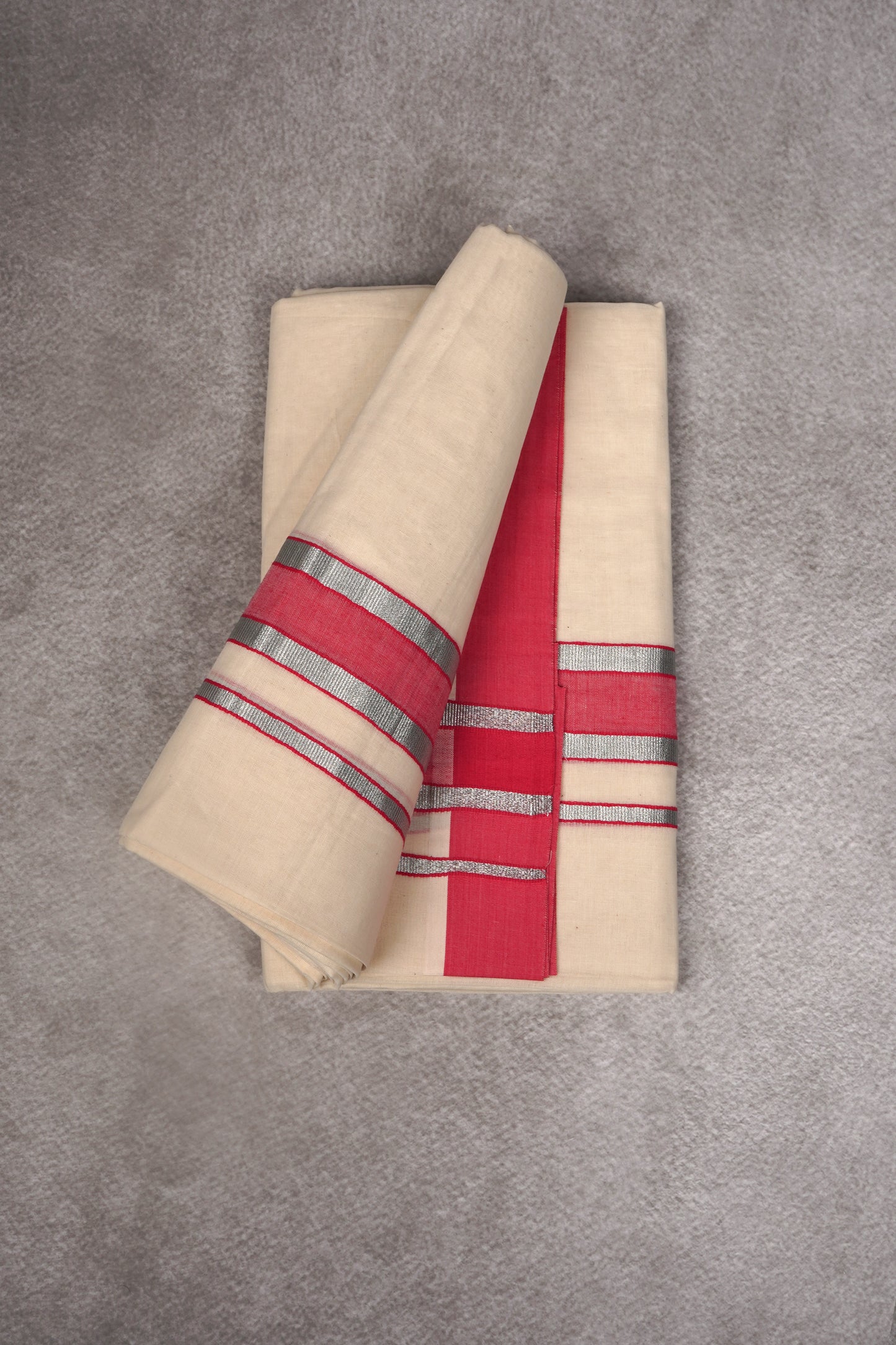 FCD-01C C/D DHOTI  4.00 MTR-Dark Pink