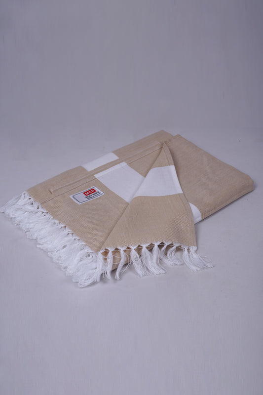 JUMERIA COTTON - CBT-17 BATH TOWEL - 32X64 - LIGHT BROWN