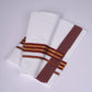 FS-100 W/S DHOTI  2.00 MTR - Dark Brown