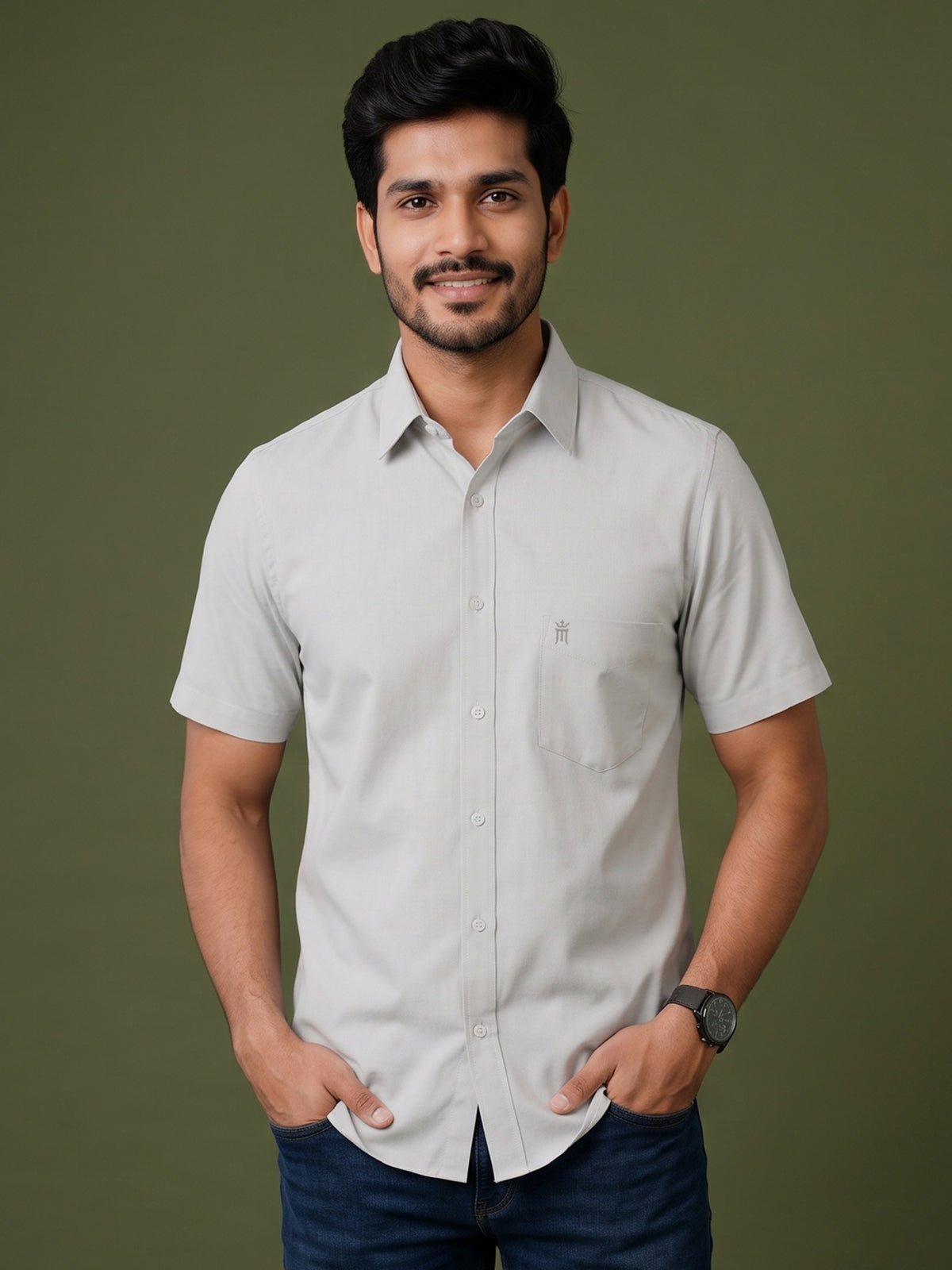 Bamboo Breeze Formal Color Shirt For Men - 94002