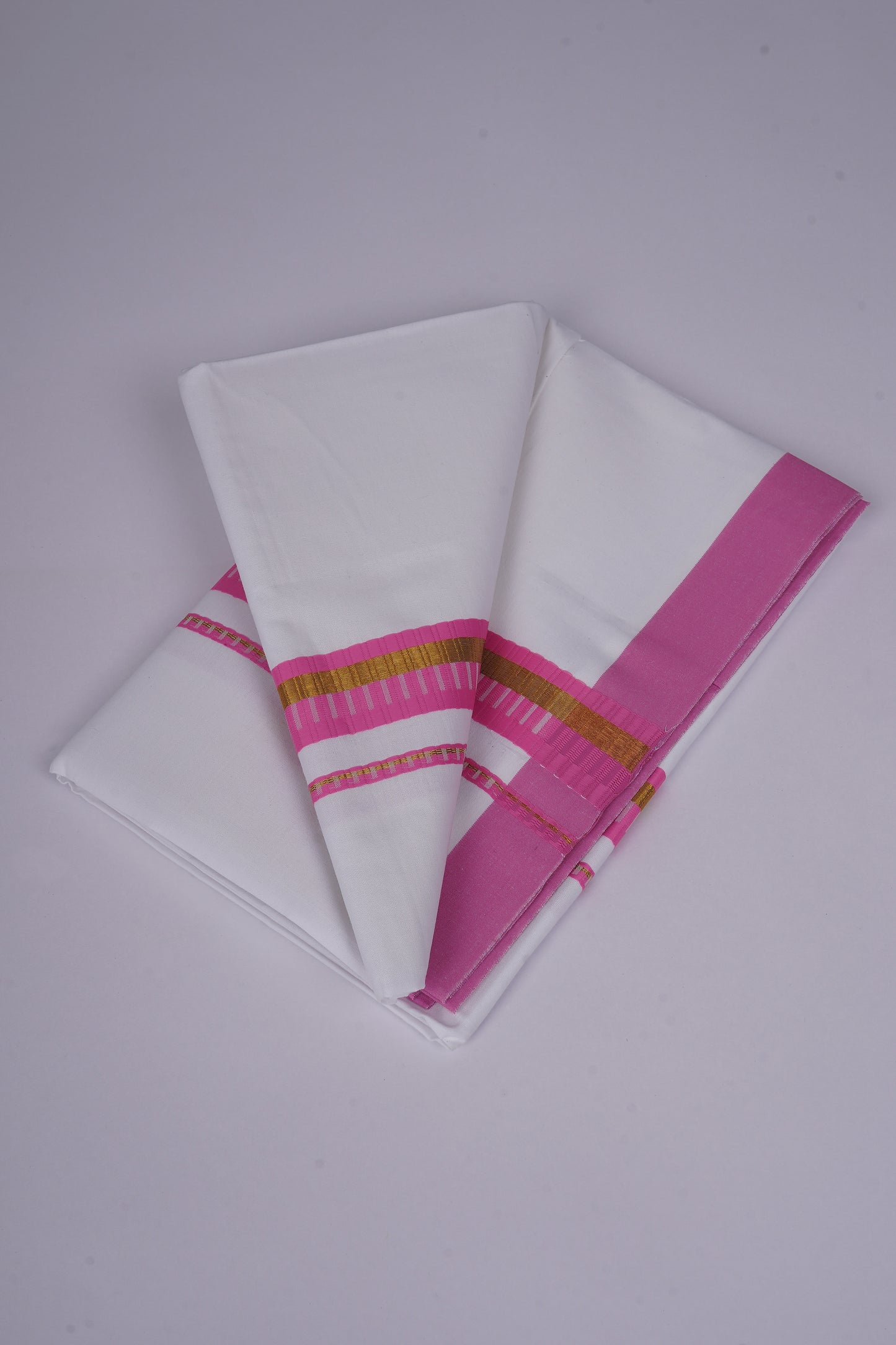 FS-93 W/S DHOTI 2.00 MTR - GOLD PINK