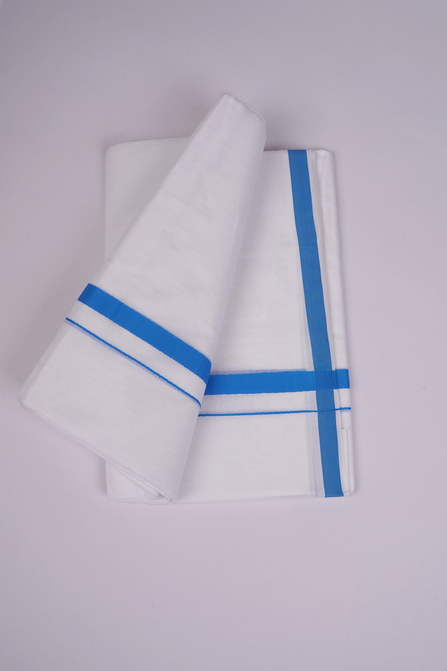 HD-29 W/D DHOTI  4.00 MTR-Blue