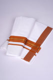 FS-108 W/S DHOTI  2.00 MTR - orange
