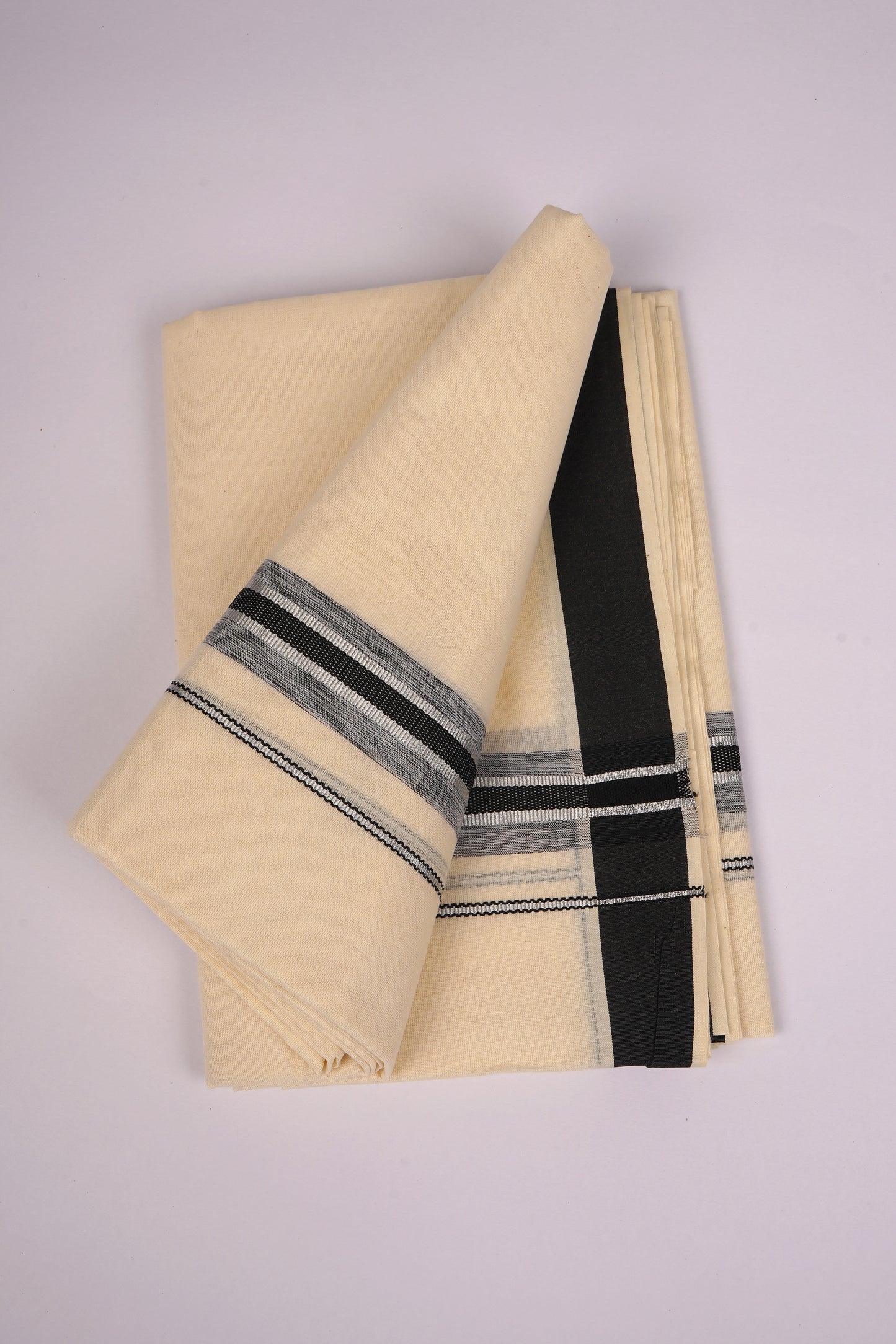 FD-187C C/D DHOTI  3.80 MTR-Black