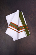 FD-176 W/D DHOTI 3.80 MTR-Brown
